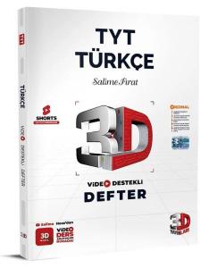 3D Yayınları TYT Türkçe Video Destekli Defter 3D Yayınları TYT Türkçe Video Destekli Defter