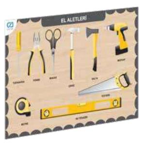 Ahşap El Aletleri Eğitici Set Ahşap El Aletleri Eğitici Set