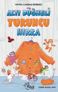 Altı Düğmeli Turuncu Hırka