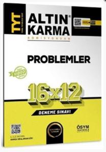 ALTIN KARMA TYT PROBLEMLER 16X12 DENEME