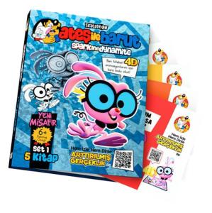 Ateş İle Barut Yeni Misafir Ar (4D) Animasyonlu Kitap Set 1