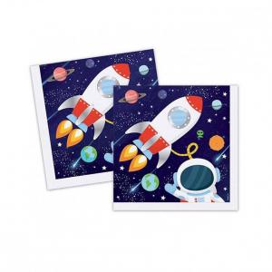 BALON EVİ KOZMİK GALAKSİ PEÇETE 33X33 16apos;LI DOĞUM GÜNÜ SÜSÜ