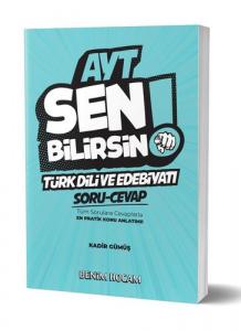  Benim Hocam Yayınları AYT Türk Dili ve Edebiyatı Sen Bilirsin Soru-Cevap Kitabı 
