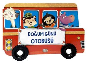 Doğum Günü Otobüsü Tekerlekli Kitaplar