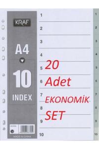 ETİK MONDO SEPERATÖR RAKAM 1-10