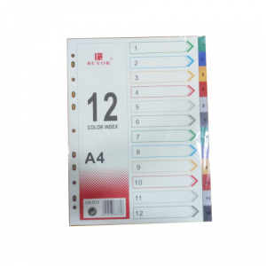 ETİK MONDO SEPERATÖR RENKLİ 1-12