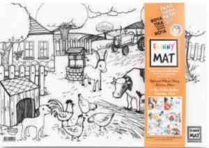 Funny Mat - Çiftlik Ve Derin Deniz 33,5 x 48 cm Funny Mat - Çiftlik Ve Derin Deniz 33,5 x 48 cm