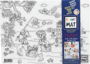 Funny Mat - Korsanlar Ve Araçlar 25 X 35 Cm Funny Mat - Korsanlar Ve Araçlar 25 X 35 Cm