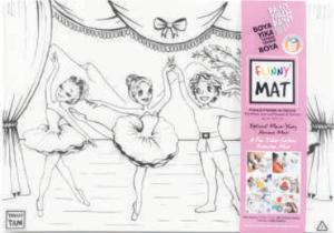 Funny Mat - Prens İle Prenses Ve Dansçılar 33,5 x 48 cm Funny Mat - Prens İle Prenses Ve Dansçılar 33,5 x 48 cm