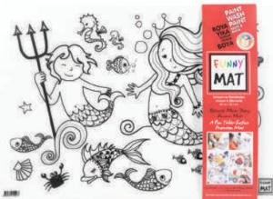 Funny Mat - Unıcorn Ve Deniz Kızı 33,5 x 48 cm Funny Mat - Unıcorn Ve Deniz Kızı 33,5 x 48 cm