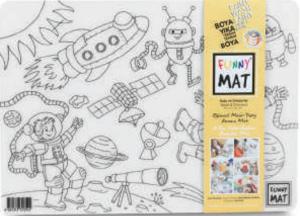 Funny Mat - Uzay Ve Dinozorlar 25 X 35 Cm Funny Mat - Uzay Ve Dinozorlar 25 X 35 Cm