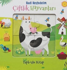 Hadi Keşfedelim - Çiftlik Hayvanları Yapbozlu Karton Kitap Hadi Keşfedelim - Çiftlik Hayvanları Yapbozlu Karton Kitap