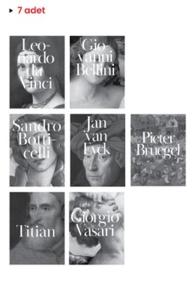 İkonik Tablolar Kartpostal Seti (7'li)