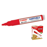 MİKRO TAHTA KALEMİ KARTUŞU KIRMIZI