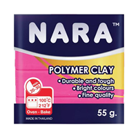 NARA POLİMER KİL PEMBE 55 GR