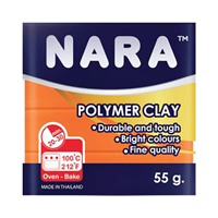 NARA POLYMER CLAY 55gr.NEON ORANGE