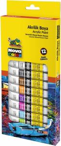 NOVA COLOR AKRİLİK BOYA 12 Lİ