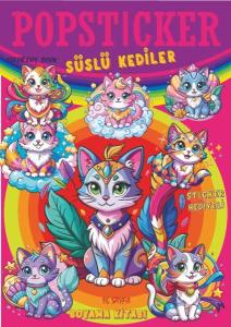 Süslü Köpekler  Boyama Kitabı Popsticker