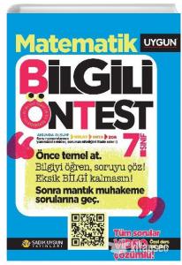UYGUN 7.SINIF MATEMATİK BİLGİLİ ÖN TEST