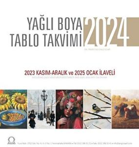 Yağlı Boya Tablo Takvimi 2024 Duvar Takvimi Yağlı Boya Tablo Takvimi 2024 Duvar Takvimi