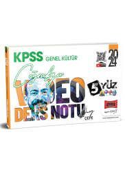  2024 KPSS Genel Kültür 5Yüz Coğrafya Video Ders Notları 