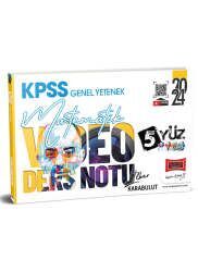  2024 KPSS Genel Yetenek 5Yüz Matematik Video Ders Notları 