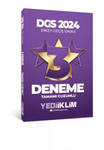  Yediiklim Yayınları 2024 DGS Tamamı Çözümlü 3 Deneme 