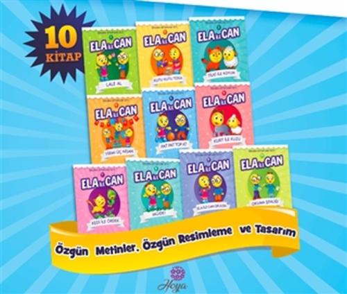 1. Sınıflar için Ela ile Can Serisi (10 Kitap Takım)