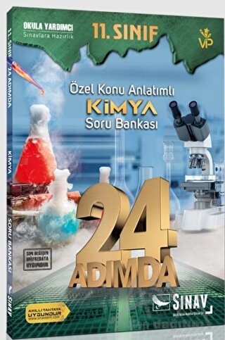 Sinav 11. Sinif 24 Adimda Kimya Soru Bankasi (Yeni)