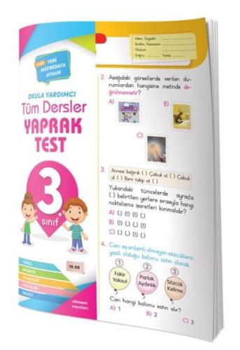 3. Sınıf Tüm Dersler Yaprak Test 3. Sınıf Tüm Dersler Yaprak Test