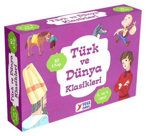 3. ve 4. Sınıflar için Türk ve Dünya Klasikleri (10 Kitap)