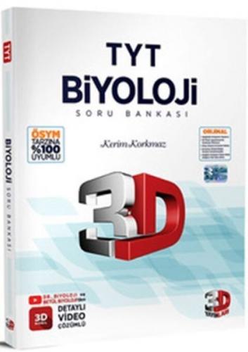 3D Yayınları TYT Biyoloji Tamamı Video Çözümlü Soru Bankası