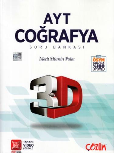 ÇÖZÜM 3D AYT COĞRAFYA SORU BANKASI