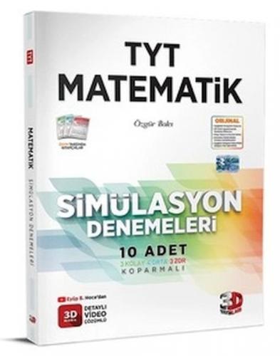 3D AYT Matematik 10 lu Simülasyon Denemeleri Video Çözümlü (Yeni)