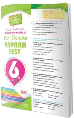 6. Sınıf Tüm Dersler Yaprak Test 6. Sınıf Tüm Dersler Yaprak Test