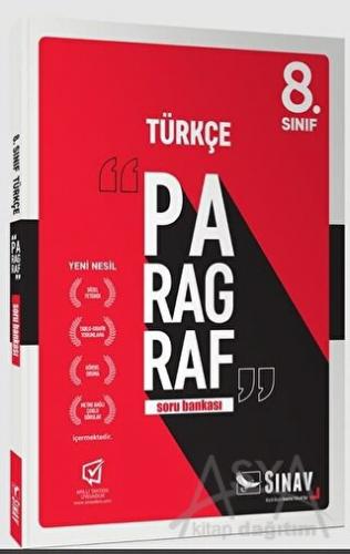 Sınav 8. Sınıf Türkçe Paragraf Soru Bankası (Yeni)