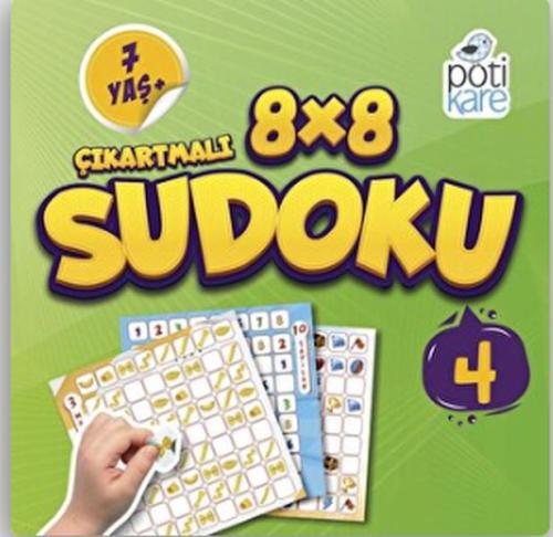 8X8 Çıkartmalı Sudoku 7+ (4) 8X8 Çıkartmalı Sudoku 7+ (4)