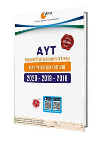 A YAYINLARI AYT ÖSYM 2020-2019-2018 VİDEO ÇÖZÜMLÜ KONU ANLATIM