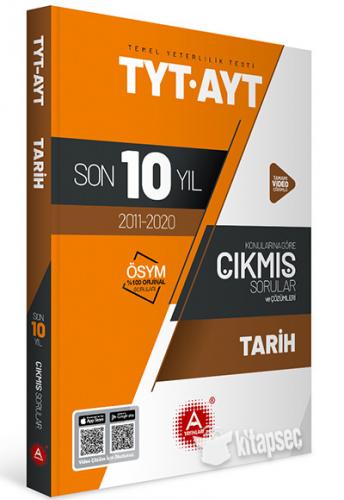 A YAYINLARI TYT AYT TARİH SON 10 YIL KONULARINA GÖRE TAMAMI ÇÖZÜMLÜ KONU ANLATIM