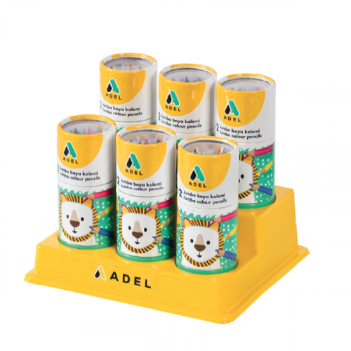 ADEL JUMBO HEXA KURU BOYA 12apos;Lİ YARIM BOY
