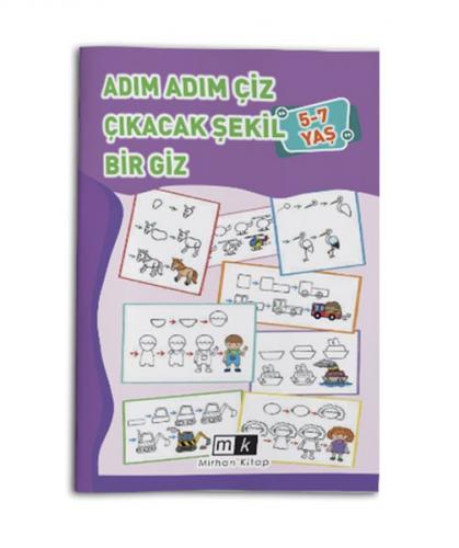 Adım Adım Çiz Çıkacak Şekil Bir Giz 5-7 Yaş