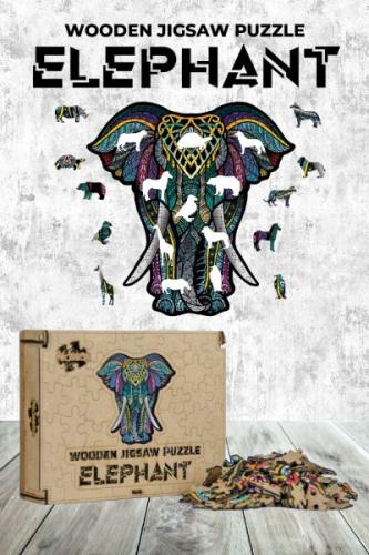 Ahşap Puzzle - Elephant (159 parça) Ahşap Puzzle - Elephant (159 parça)