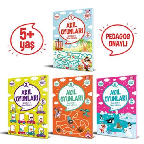 Akıl Oyunları Serisi (5+ Yaş) (4 Kitap Takım)