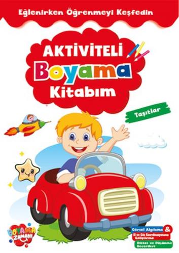 Aktiviteli Boyama Kitabı Taşıtlar