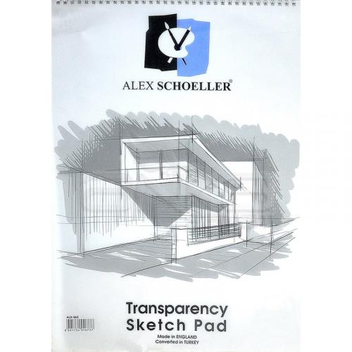 ALEX 35X50 SPİRALLİ ESKİZ BLOK DEFTERİ 55 GR