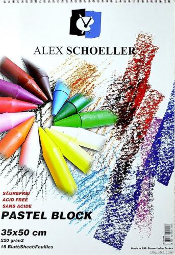 ALEX PASTEL BLOCK 35X50 RESİM DEFTERİ