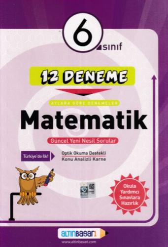 ALTIN BAŞARI 6.SINIF MATEMATİK 12apos;Lİ DENEME