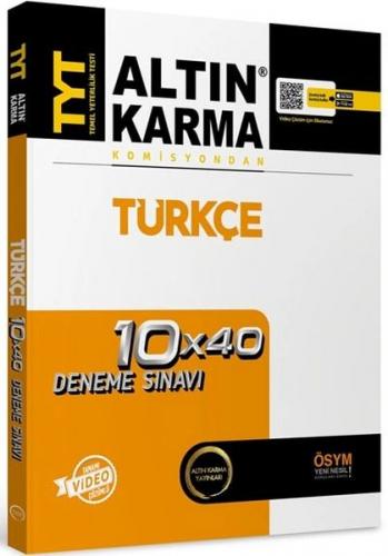 Altın Karma 2022 TYT Türkçe 10 x 40 Branş Deneme