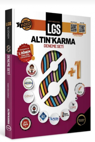 Altın Karma 2023 8. Sınıf LGS 1. Dönem Altın Karma 8+1 Deneme Seti