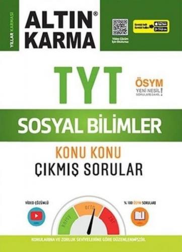 Altın Karma TYT Sosyal Bilimler Konu Konu Çıkmış Sorular